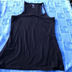Black tank top